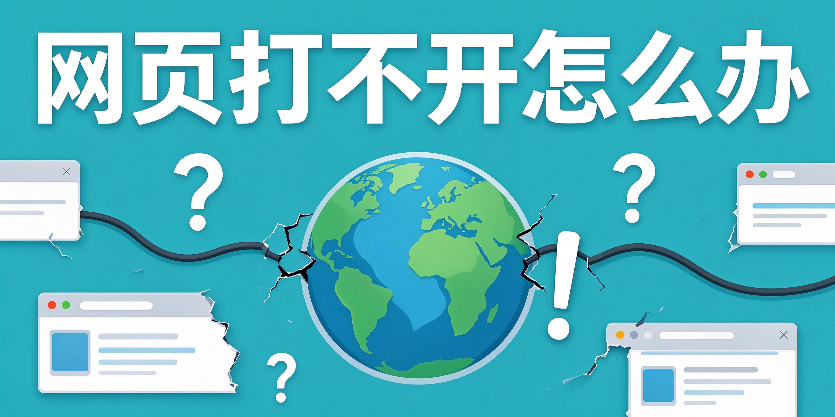 浏览器打不开网页、电脑无法上网的解决方法